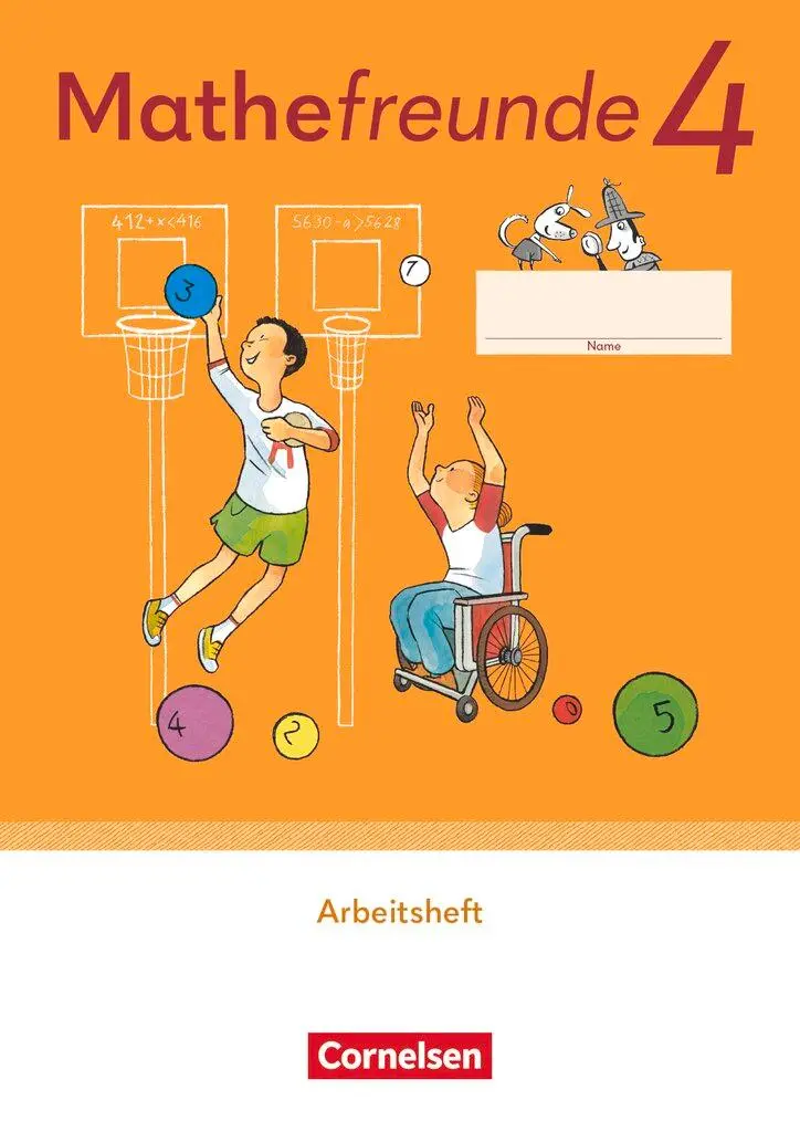 Cover: 9783464808047 | Mathefreunde 4. Schuljahr - Allgemeine Ausgabe 2022 - Arbeitsheft
