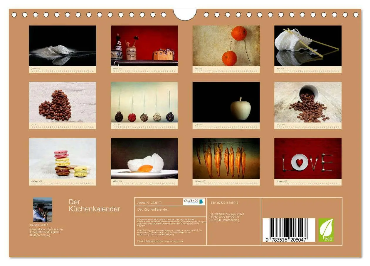 Bild: 9783516208047 | Der Küchenkalender (Wandkalender 2026 DIN A4 quer), CALVENDO...