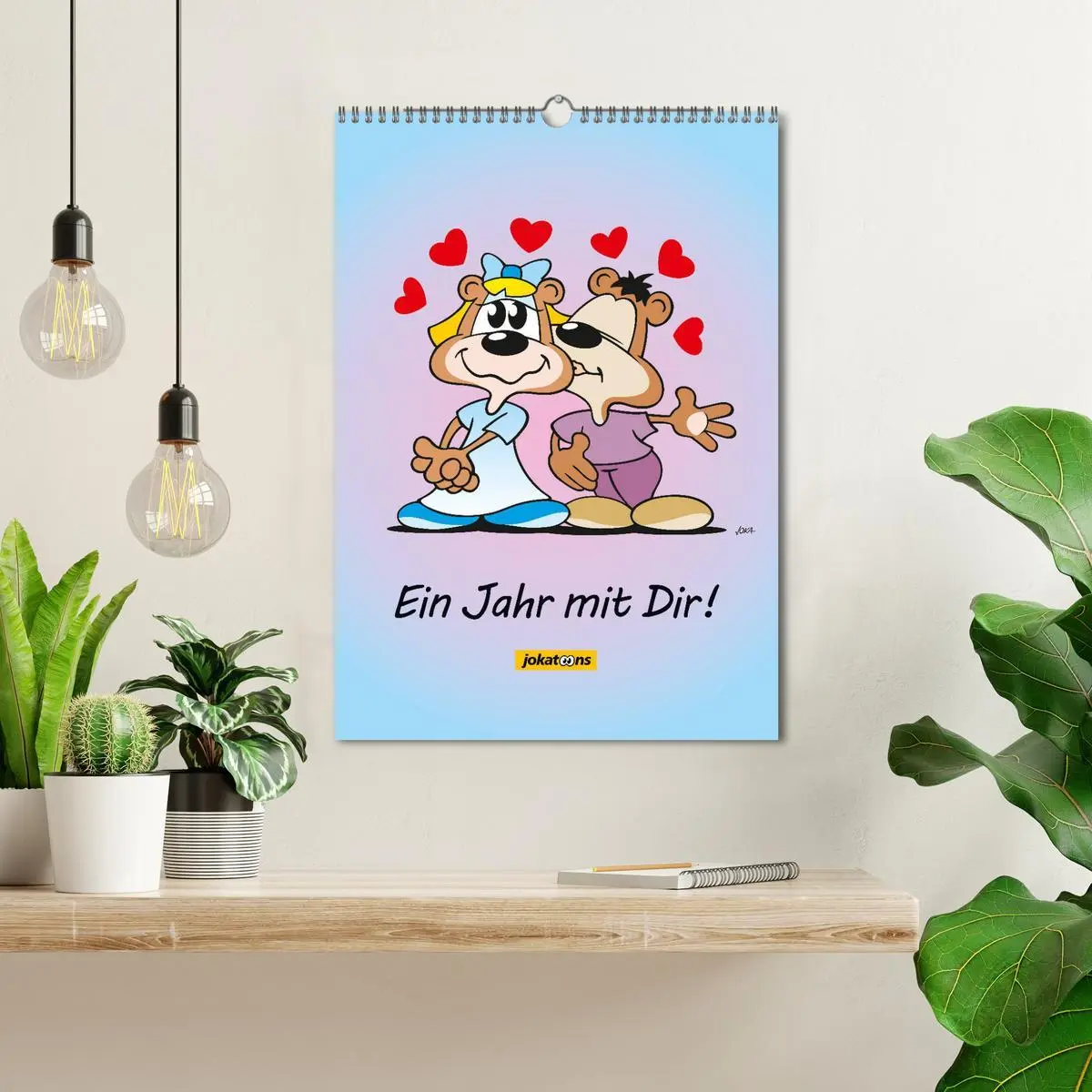 Bild: 9783516378047 | Ein Jahr mit Dir! (Wandkalender 2026 DIN A3 hoch), CALVENDO...