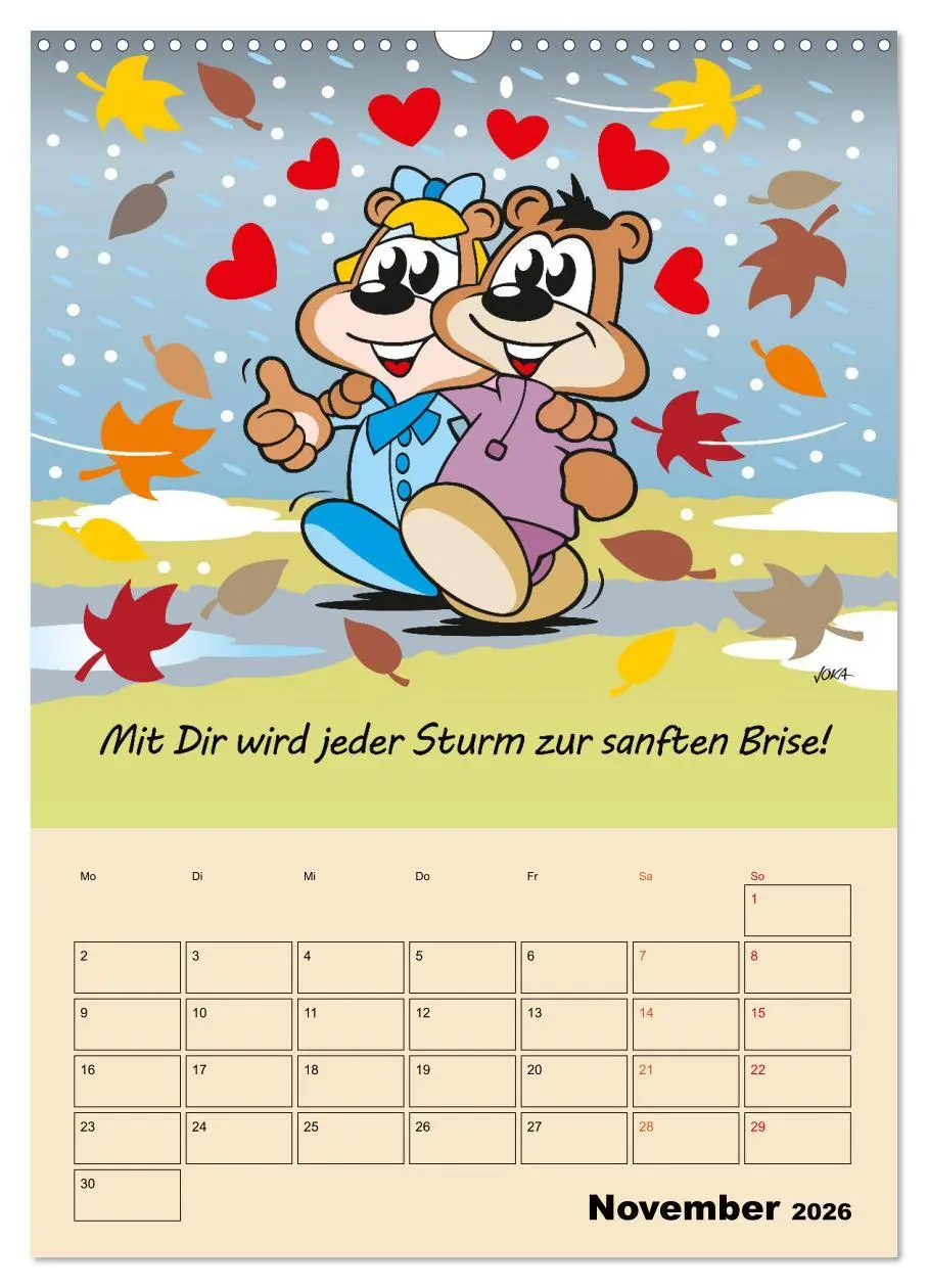 Bild: 9783516378047 | Ein Jahr mit Dir! (Wandkalender 2026 DIN A3 hoch), CALVENDO...