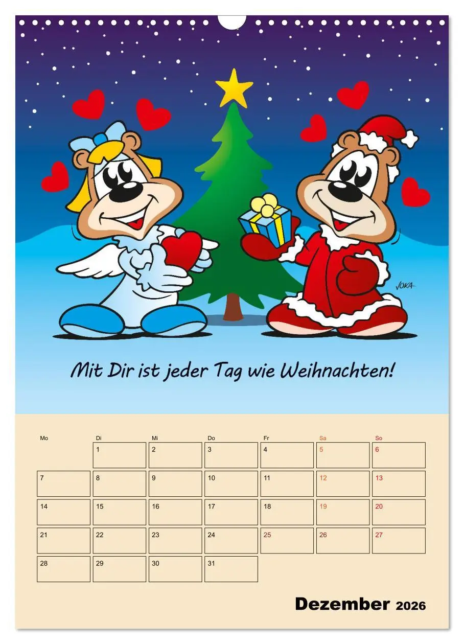 Bild: 9783516378047 | Ein Jahr mit Dir! (Wandkalender 2026 DIN A3 hoch), CALVENDO...