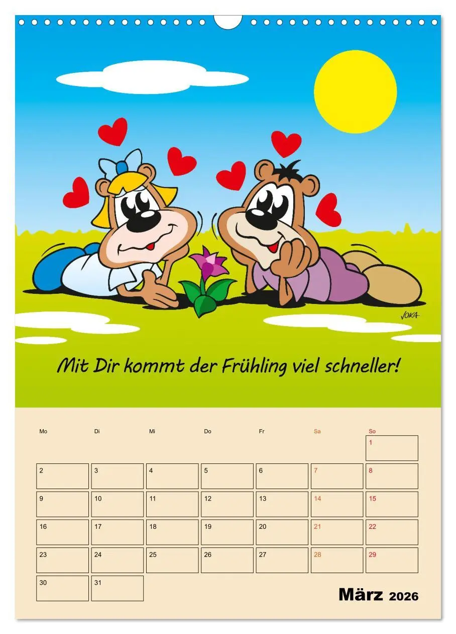 Bild: 9783516378047 | Ein Jahr mit Dir! (Wandkalender 2026 DIN A3 hoch), CALVENDO...
