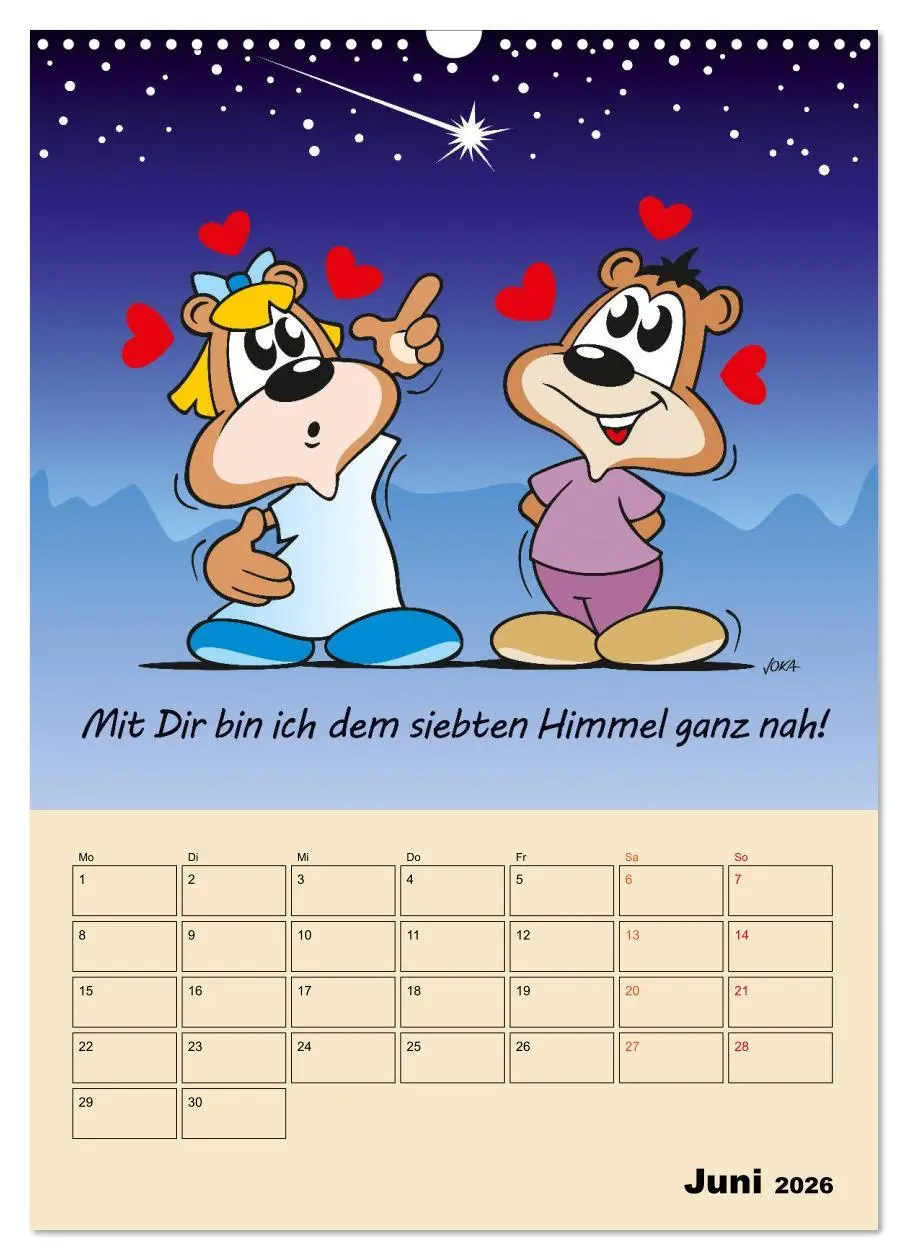 Bild: 9783516378047 | Ein Jahr mit Dir! (Wandkalender 2026 DIN A3 hoch), CALVENDO...