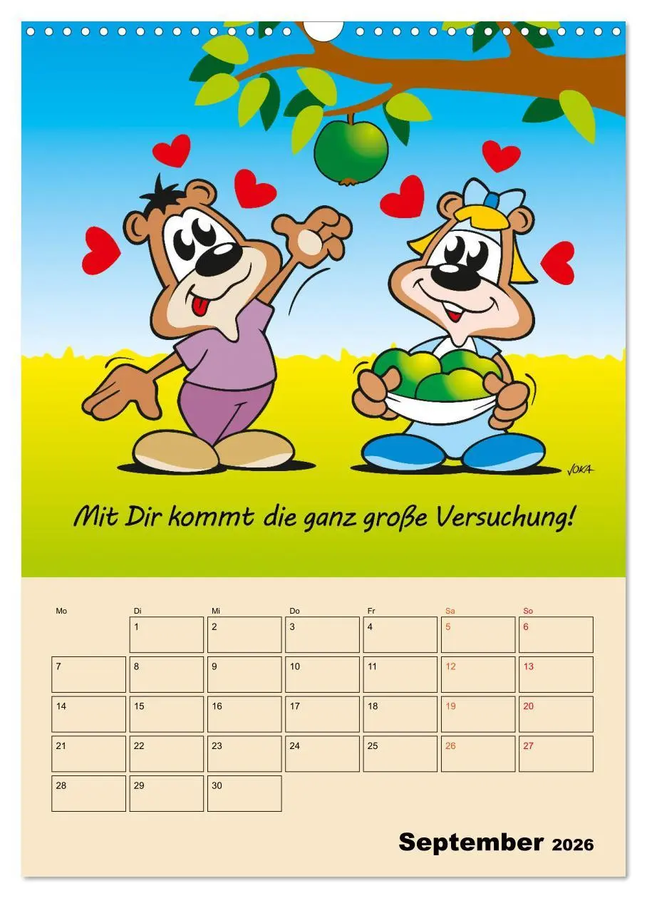 Bild: 9783516378047 | Ein Jahr mit Dir! (Wandkalender 2026 DIN A3 hoch), CALVENDO...