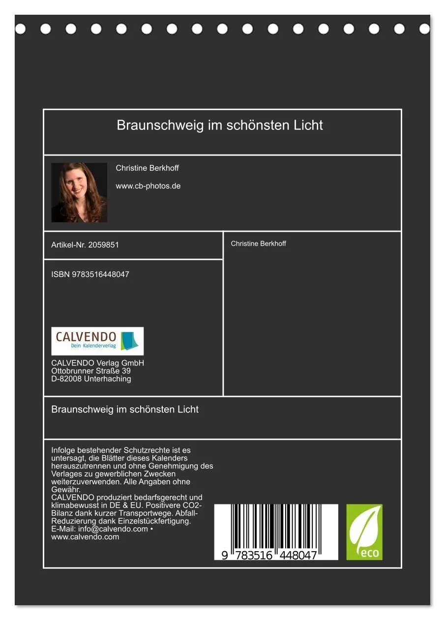 Bild: 9783516448047 | Braunschweig im schönsten Licht (Tischkalender 2026 DIN A5 hoch),...
