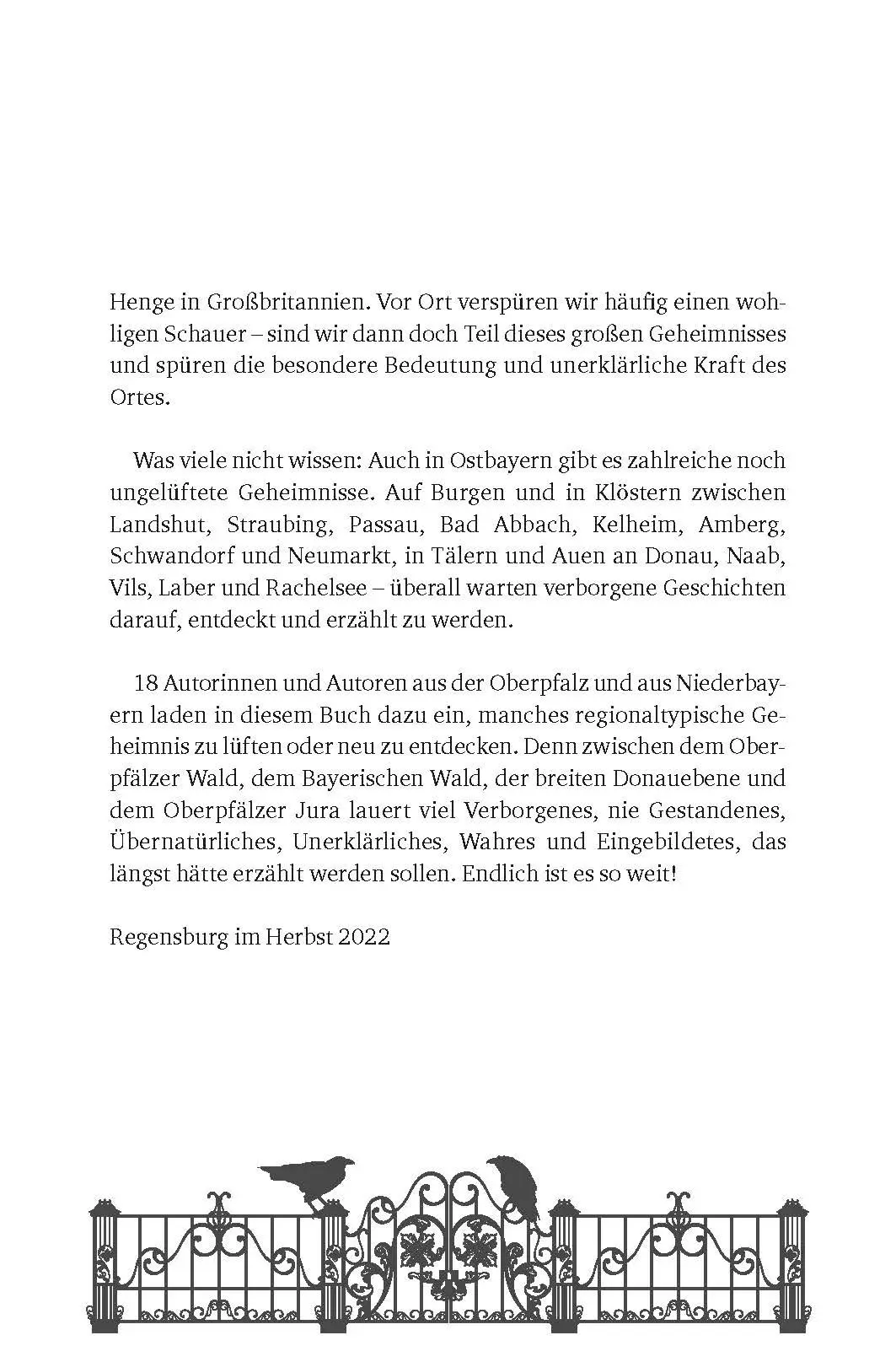 Bild: 9783955878047 | Geheimnisvolles Ostbayern | Ostbayern | Buch | 188 S. | Deutsch | 2022