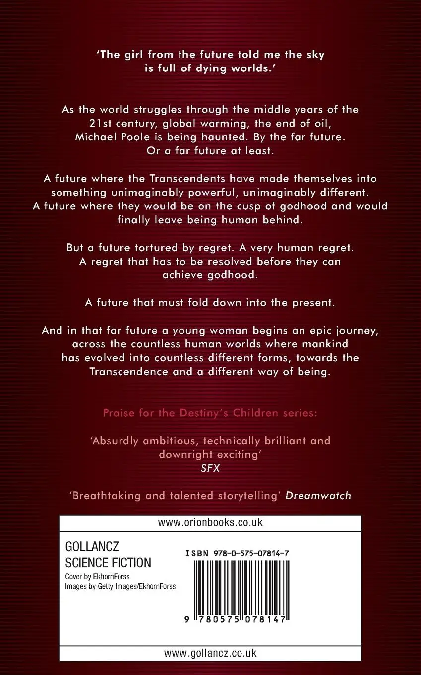 Rückseite: 9780575078147 | Transcendent | Destiny's Children Book 3 | Stephen Baxter | Buch Rückseite: 9780575078147 | Transcendent | Destiny's Children Book 3 | Stephen Baxter | Buch