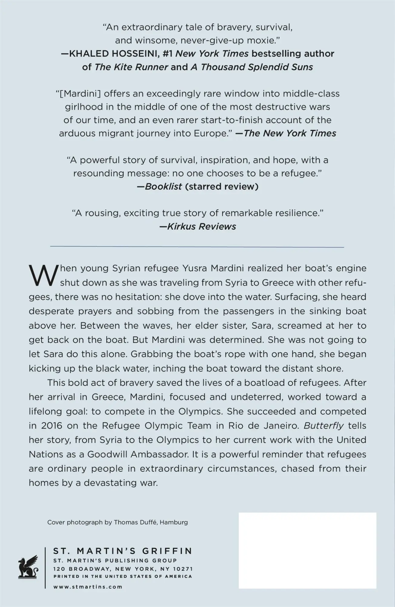 Rückseite: 9781250848147 | Butterfly | Yusra Mardini | Taschenbuch | 298 S. | Englisch | 2022