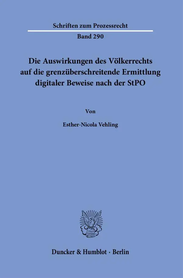 Cover: 9783428188147 | Die Auswirkungen des Völkerrechts auf die grenzüberschreitende...