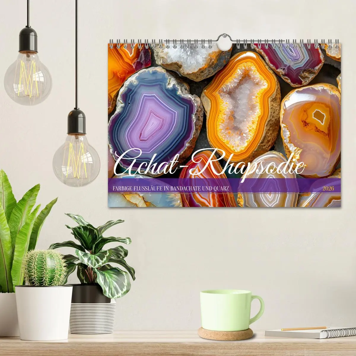 Bild: 9783457348147 | Achat-Rhapsodie - Farbige Flussläufe in Bandachaten und Quarz...