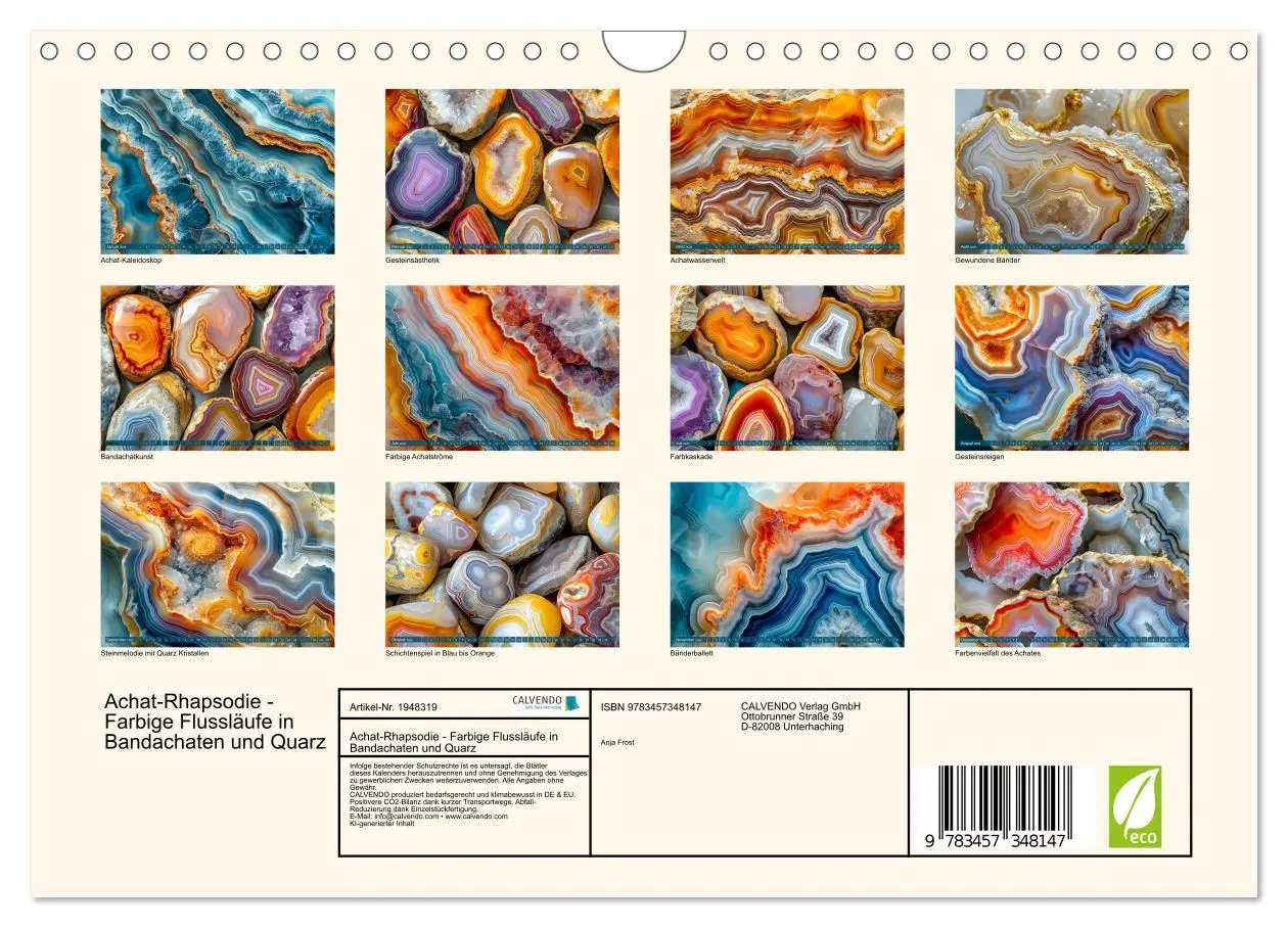 Bild: 9783457348147 | Achat-Rhapsodie - Farbige Flussläufe in Bandachaten und Quarz...
