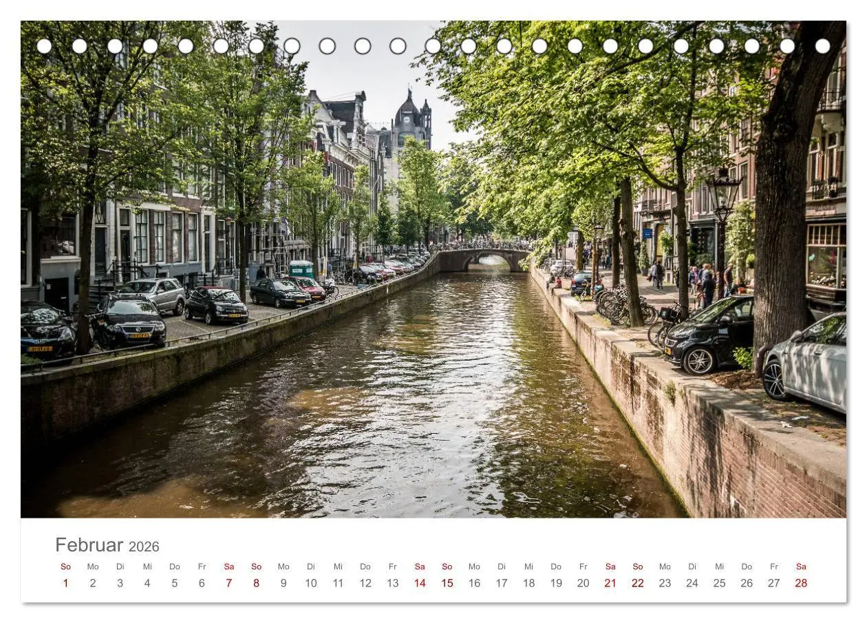 Bild: 9783457898147 | Amsterdam - Wasserstraßen und Grachten (Tischkalender 2026 DIN A5...