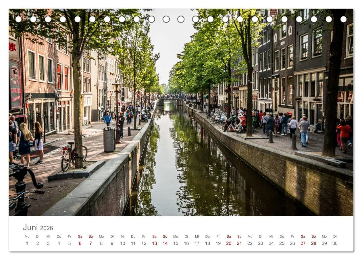 Bild: 9783457898147 | Amsterdam - Wasserstraßen und Grachten (Tischkalender 2026 DIN A5...