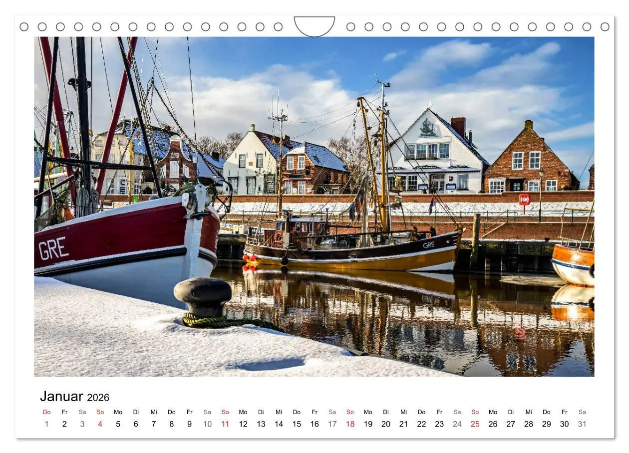 Bild: 9783457968147 | Ostfriesland - Tour (Wandkalender 2026 DIN A4 quer), CALVENDO...
