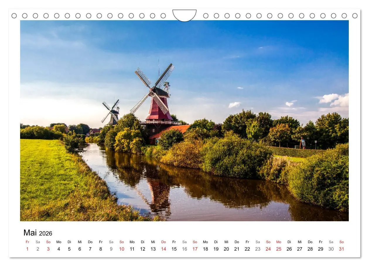 Bild: 9783457968147 | Ostfriesland - Tour (Wandkalender 2026 DIN A4 quer), CALVENDO...
