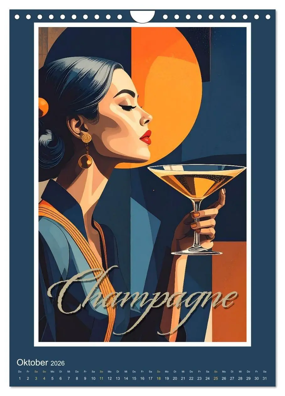 Bild: 9783516748147 | Art-Déco Vintage-Poster (Wandkalender 2026 DIN A4 hoch), CALVENDO...