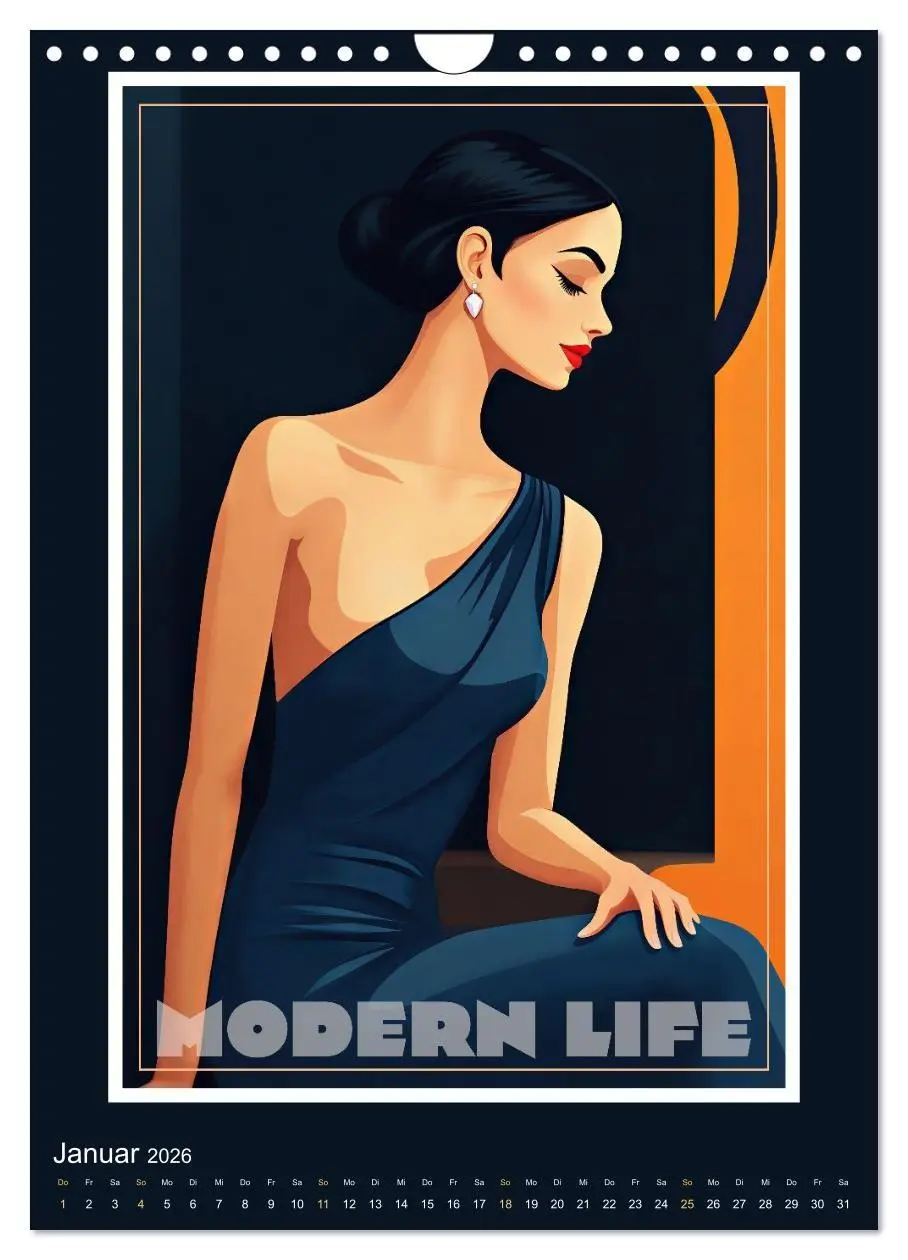 Bild: 9783516748147 | Art-Déco Vintage-Poster (Wandkalender 2026 DIN A4 hoch), CALVENDO...