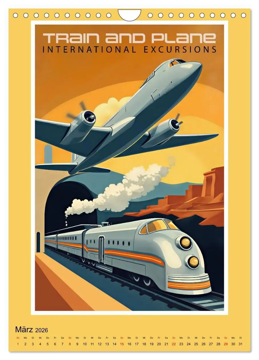 Bild: 9783516748147 | Art-Déco Vintage-Poster (Wandkalender 2026 DIN A4 hoch), CALVENDO...