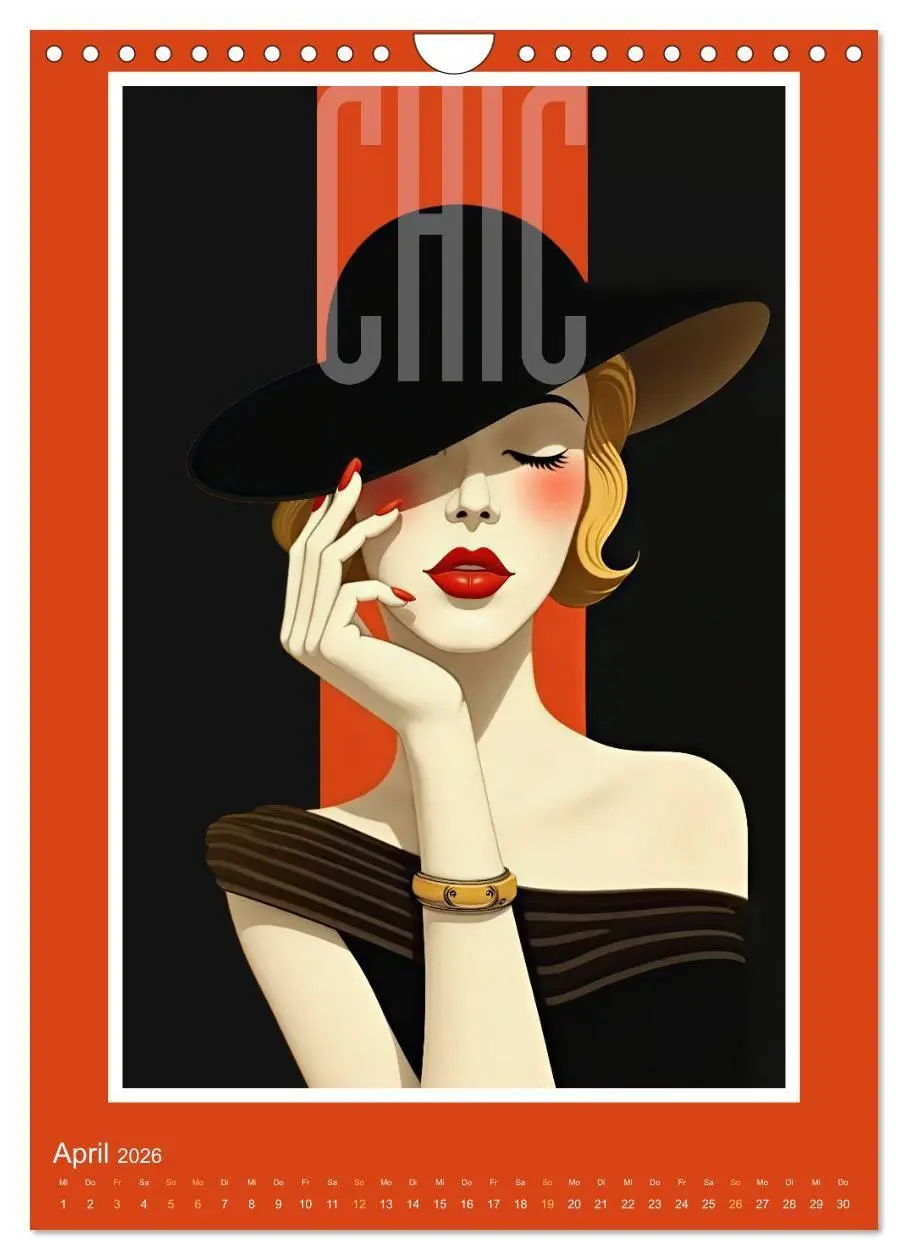 Bild: 9783516748147 | Art-Déco Vintage-Poster (Wandkalender 2026 DIN A4 hoch), CALVENDO...