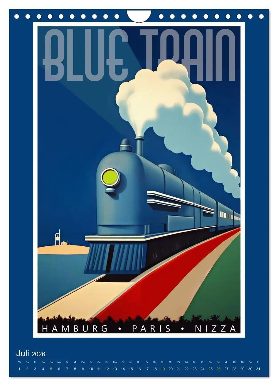 Bild: 9783516748147 | Art-Déco Vintage-Poster (Wandkalender 2026 DIN A4 hoch), CALVENDO...
