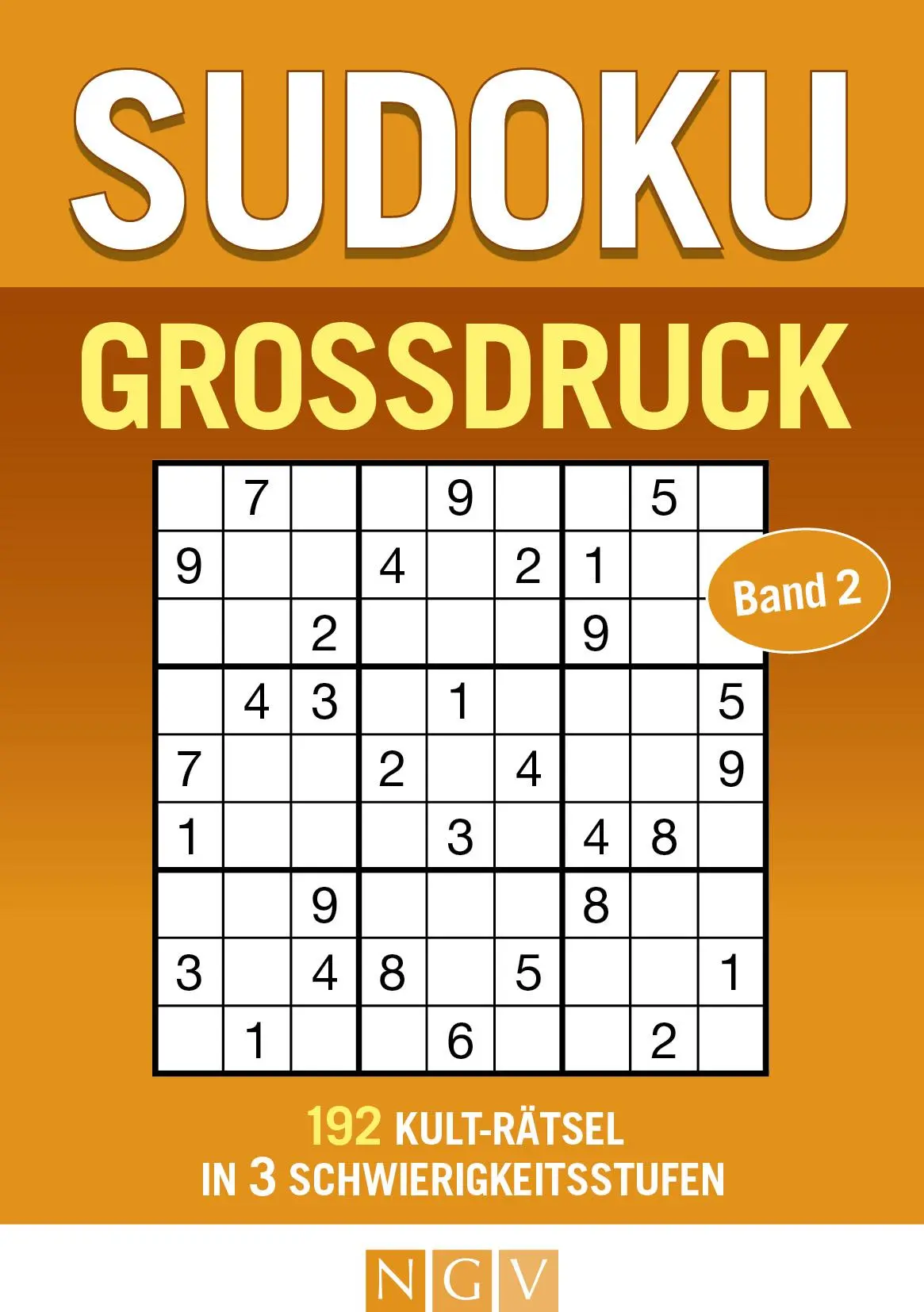 Cover: 9783625198147 | Sudoku Großdruck Band 2 | 192 Kult-Rätsel in 3 Schwierigkeitsstufen