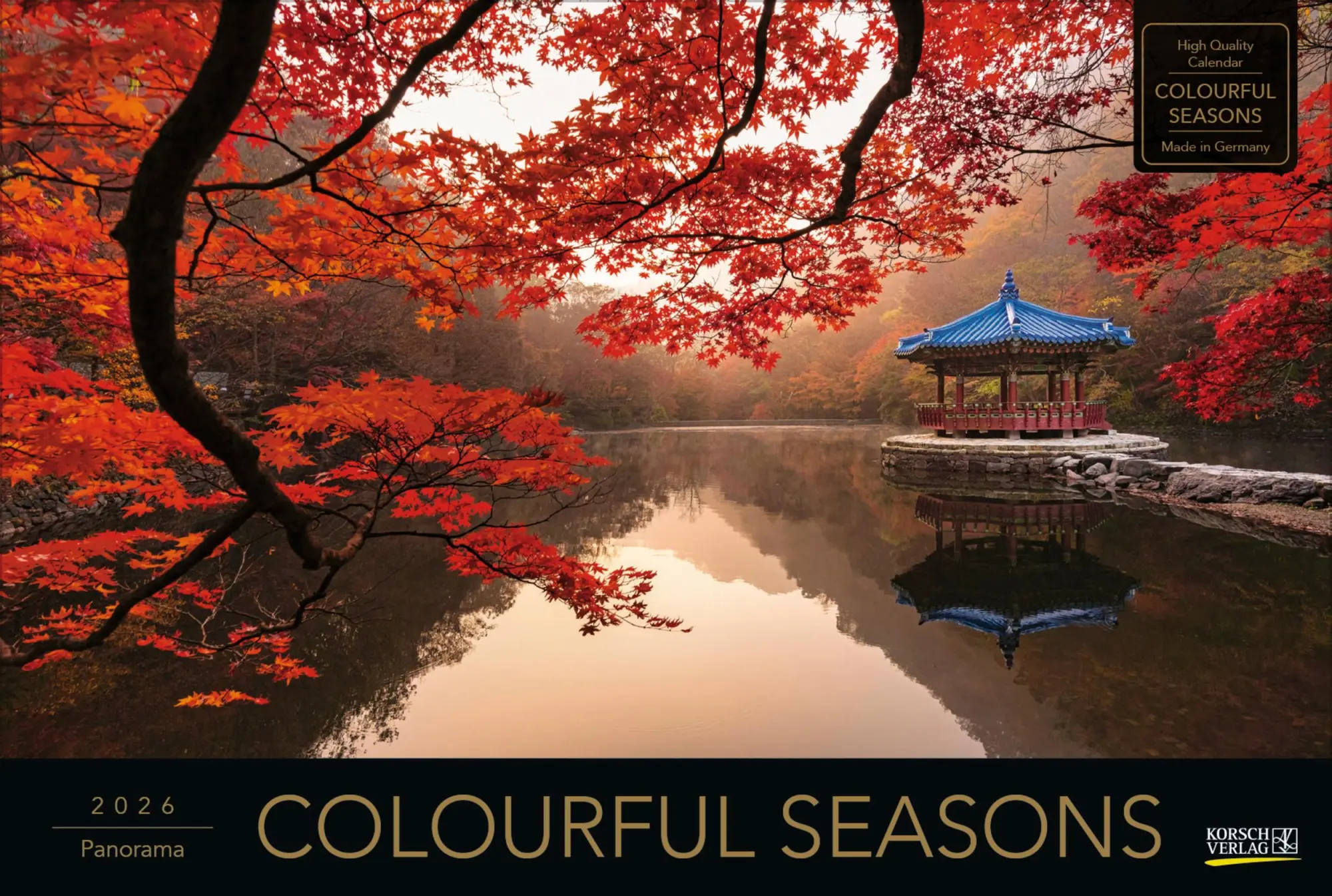 Cover: 9783731888147 | Colourful Seasons 2026 | Verlag Korsch | Kalender | 14 S. | Deutsch