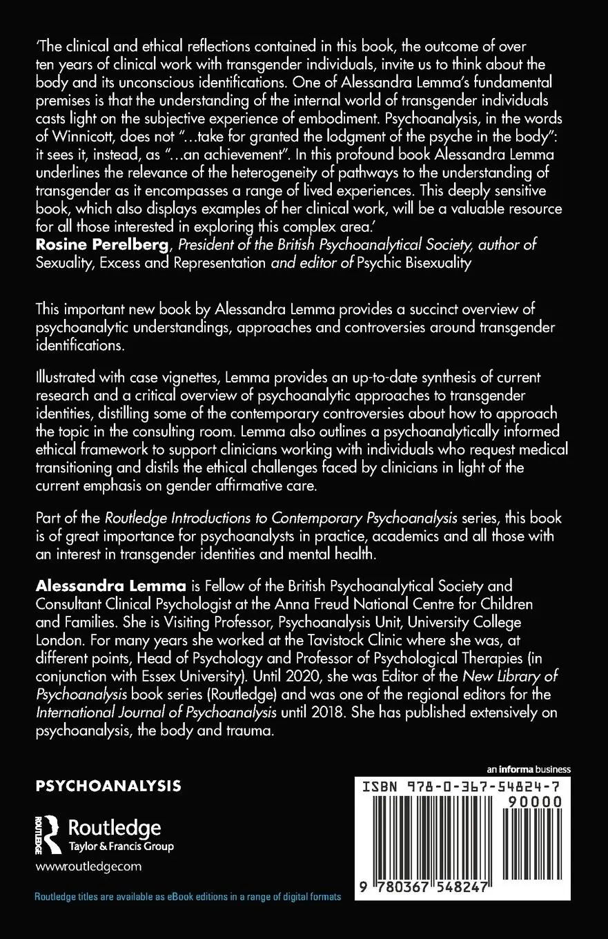 Rückseite: 9780367548247 | Transgender Identities | A Contemporary Introduction | Lemma | Buch
