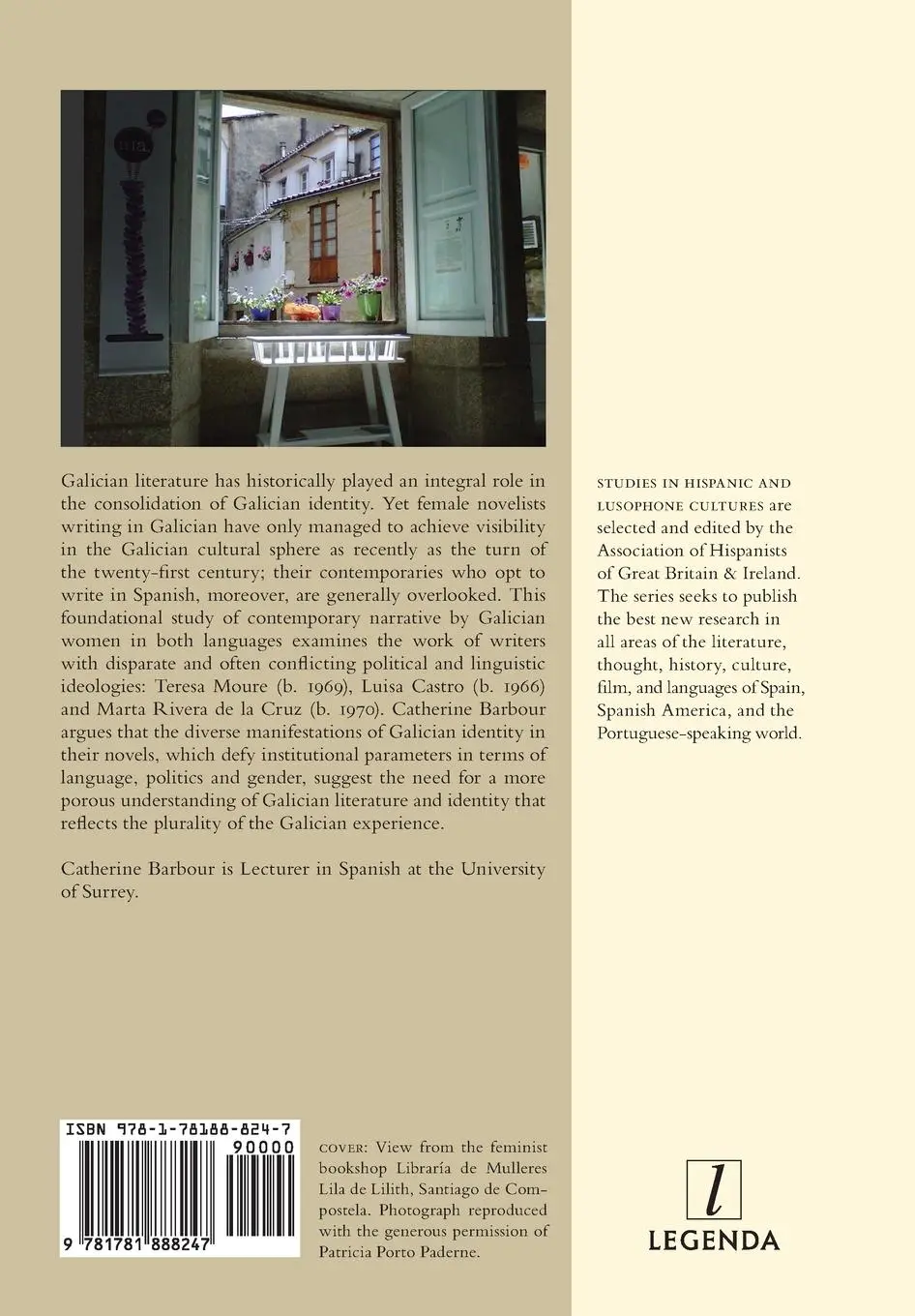Rückseite: 9781781888247 | Contemporary Galician Women Writers | Catherine Barbour | Taschenbuch
