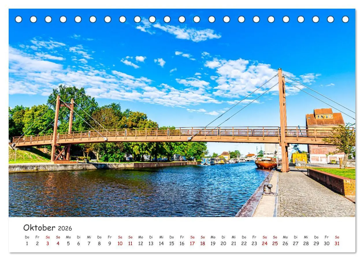 Bild: 9783457578247 | Anklam und Umgebung (Tischkalender 2026 DIN A5 quer), CALVENDO...
