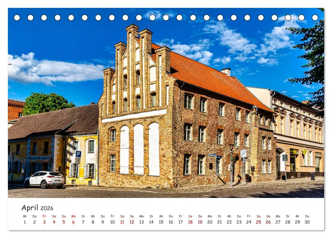 Bild: 9783457578247 | Anklam und Umgebung (Tischkalender 2026 DIN A5 quer), CALVENDO...