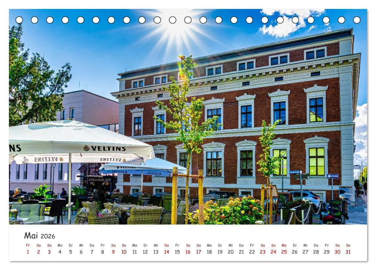 Bild: 9783457578247 | Anklam und Umgebung (Tischkalender 2026 DIN A5 quer), CALVENDO...