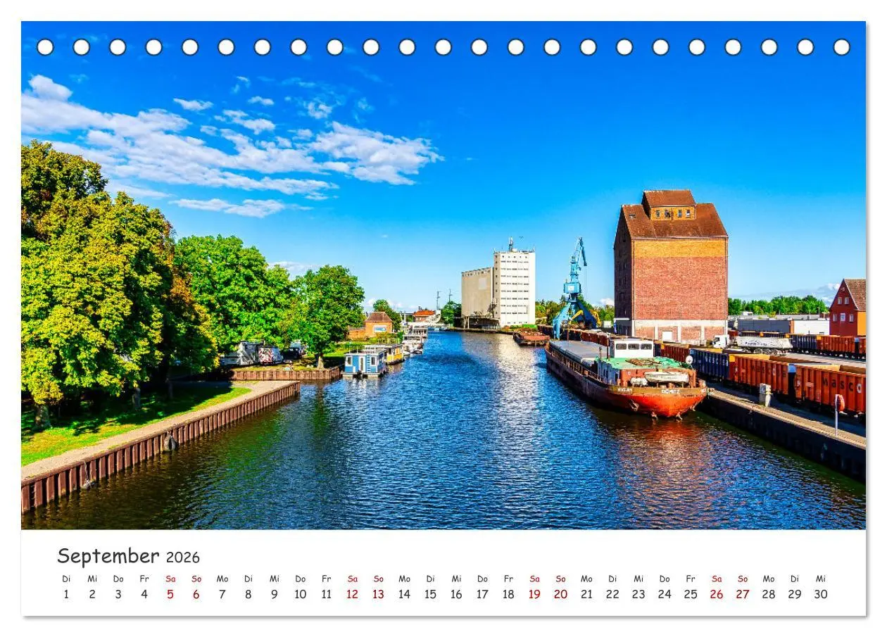 Bild: 9783457578247 | Anklam und Umgebung (Tischkalender 2026 DIN A5 quer), CALVENDO...