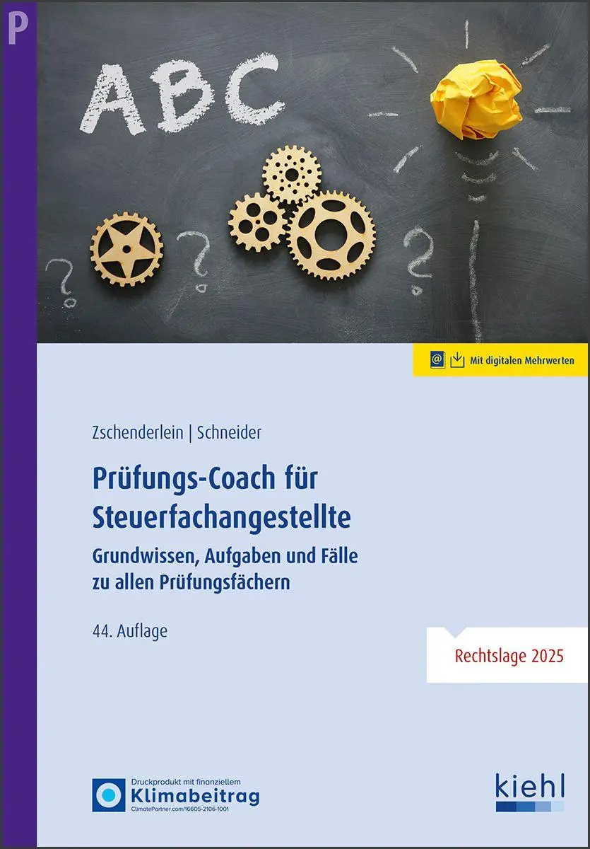 Cover: 9783470108247 | Prüfungs-Coach für Steuerfachangestellte | Zschenderlein (u. a.)