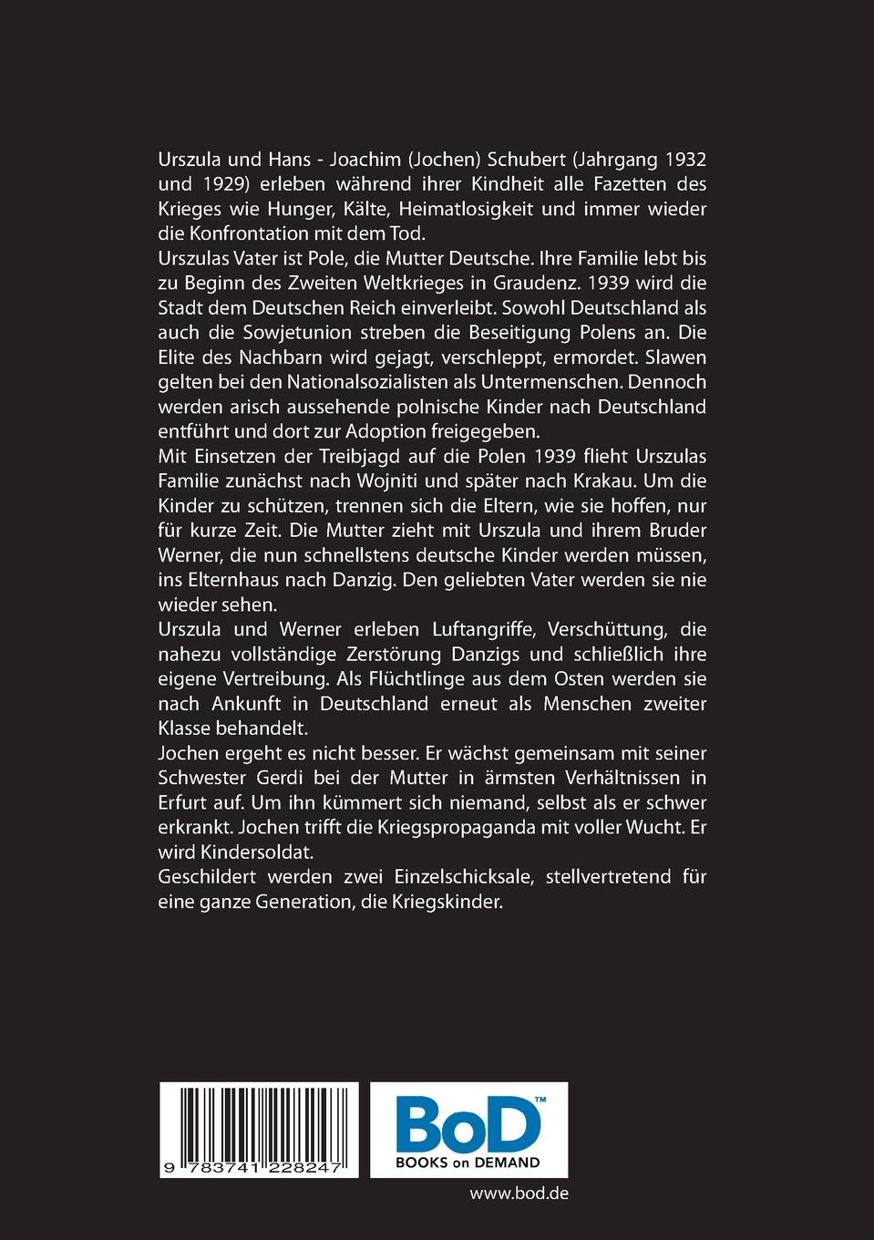 Rückseite: 9783741228247 | Alptraum Kriegskindheit | Aus den Aufzeichnungen meiner Eltern | Buch