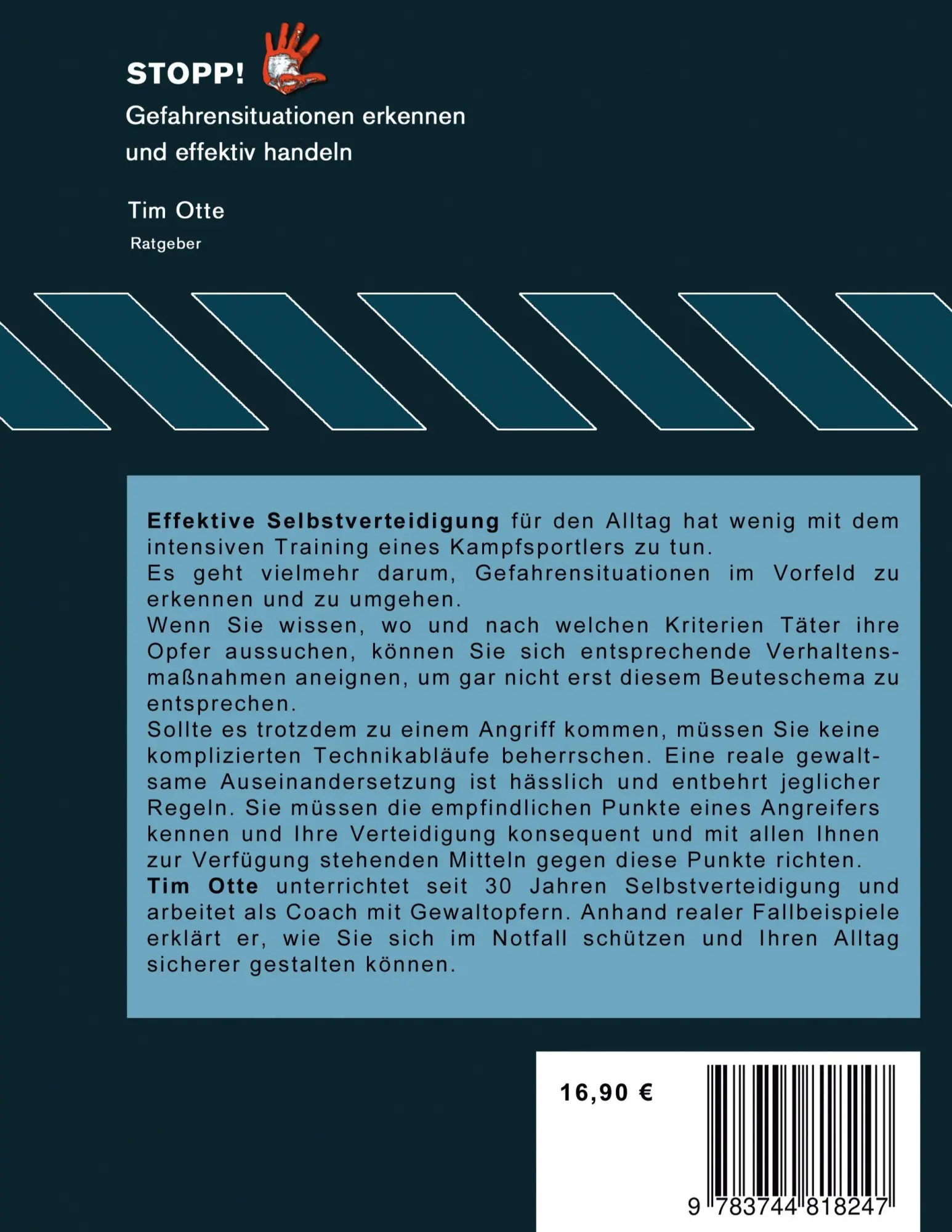 Rückseite: 9783744818247 | Stopp! | Gefahrensituationen erkennen und effektiv handeln | Tim Otte