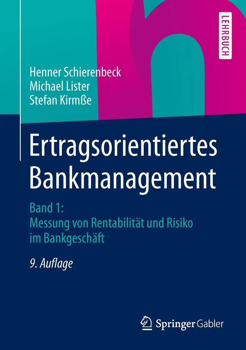 Cover: 9783834908247 | Ertragsorientiertes Bankmanagement | Henner Schierenbeck (u. a.) | xiv