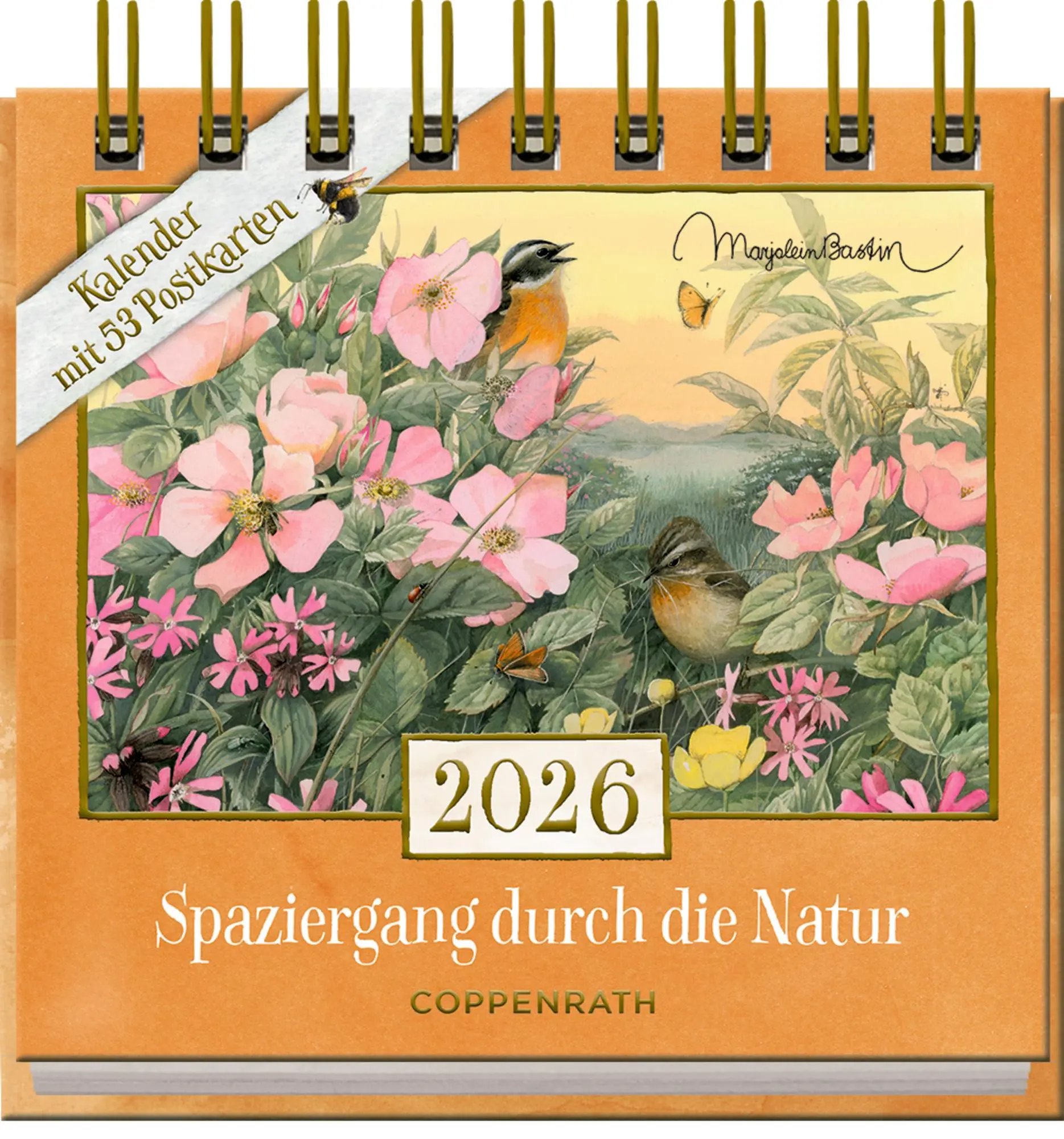 Bild: 4050003958347 | Kalender mit 53 Postkarten 2026 - Spaziergang durch die Natur | Bastin