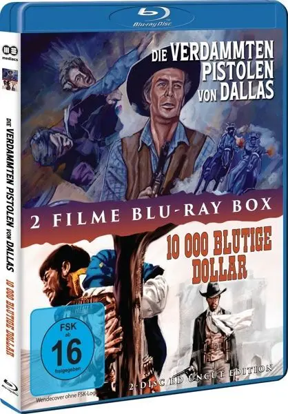 Die Verdammten Pistolen von Dallas + 10000 blutige Dollar,2 Blu-ray