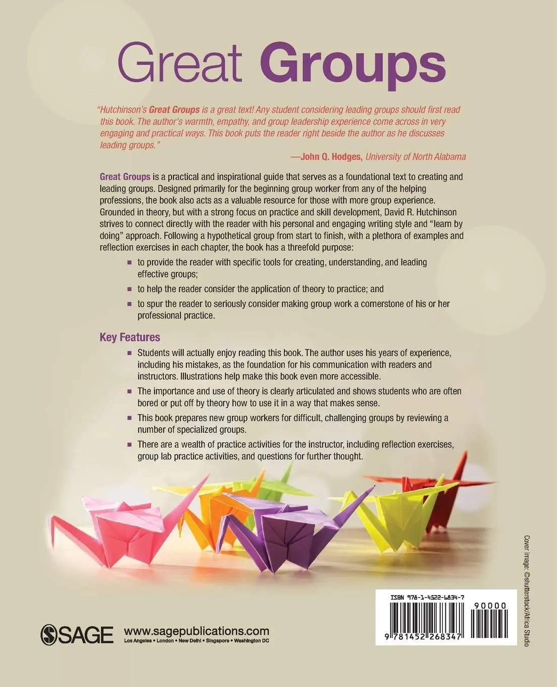 Rückseite: 9781452268347 | Great Groups | Creating and Leading Effective Groups | Hutchinson