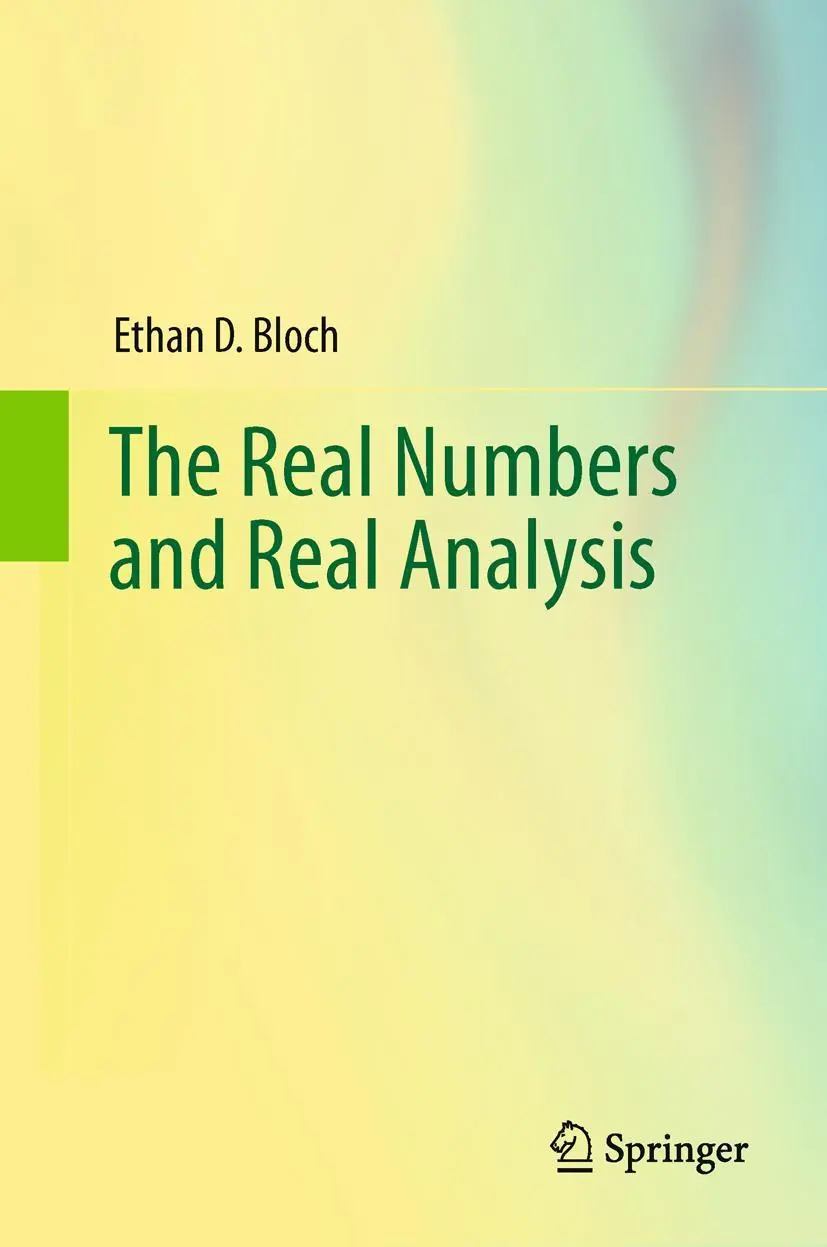 Cover: 9781489998347 | The Real Numbers and Real Analysis | Ethan D. Bloch | Taschenbuch