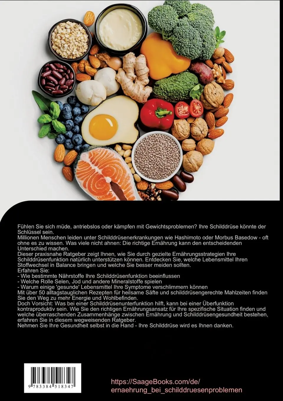 Rückseite: 9783384518347 | Schilddrüse &amp; Ernährung: Der praktische Ratgeber bei Hashimoto und...