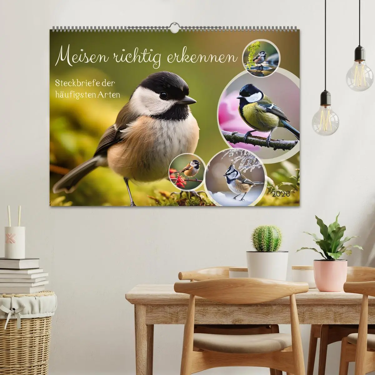 Bild: 9783457258347 | Meisen richtig erkennen (Wandkalender 2026 DIN A2 quer), CALVENDO...