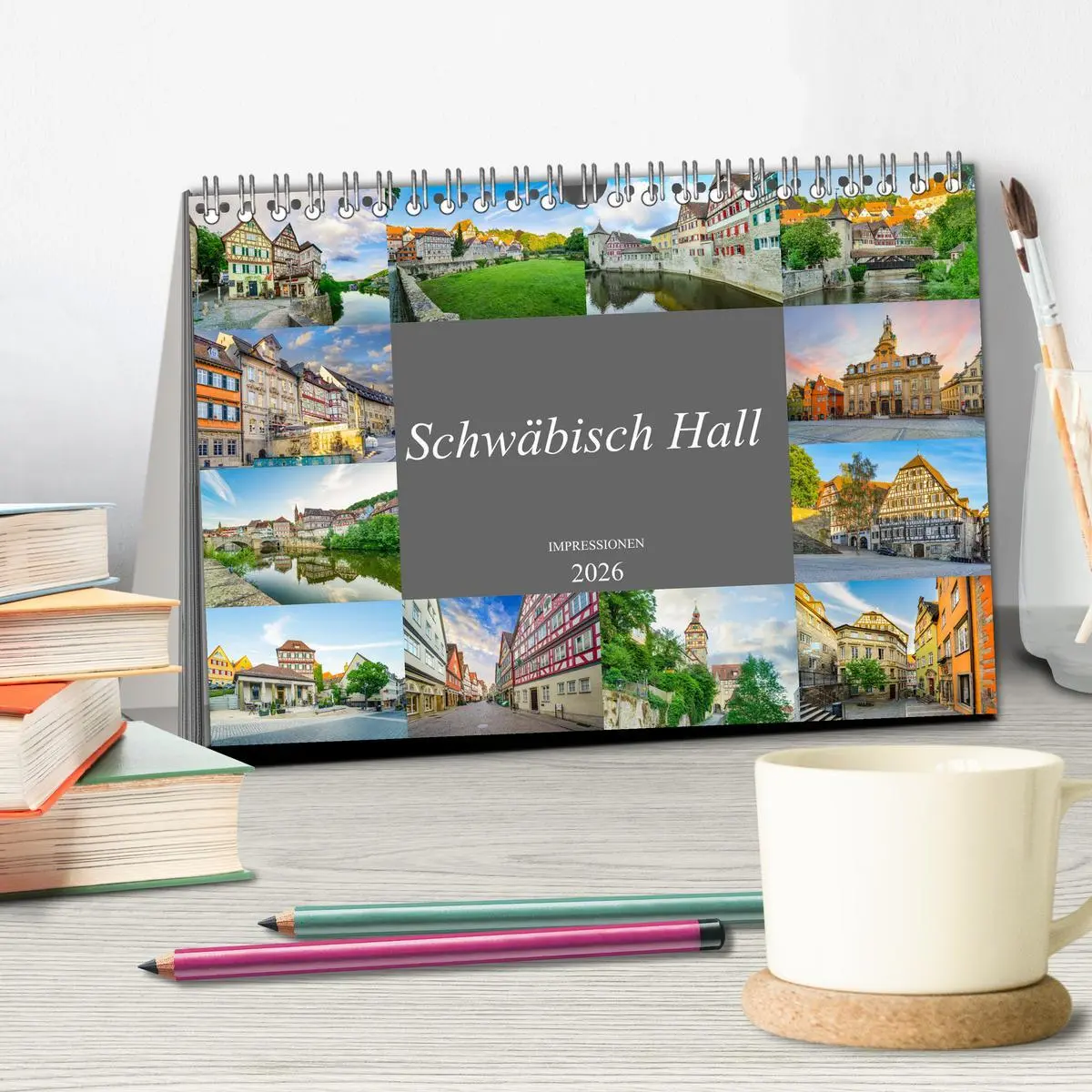 Bild: 9783457638347 | Schwäbisch Hall Impressionen (Tischkalender 2026 DIN A5 quer),...