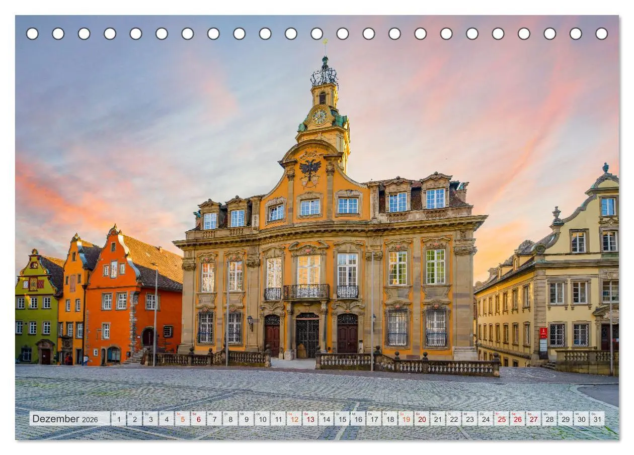 Bild: 9783457638347 | Schwäbisch Hall Impressionen (Tischkalender 2026 DIN A5 quer),...