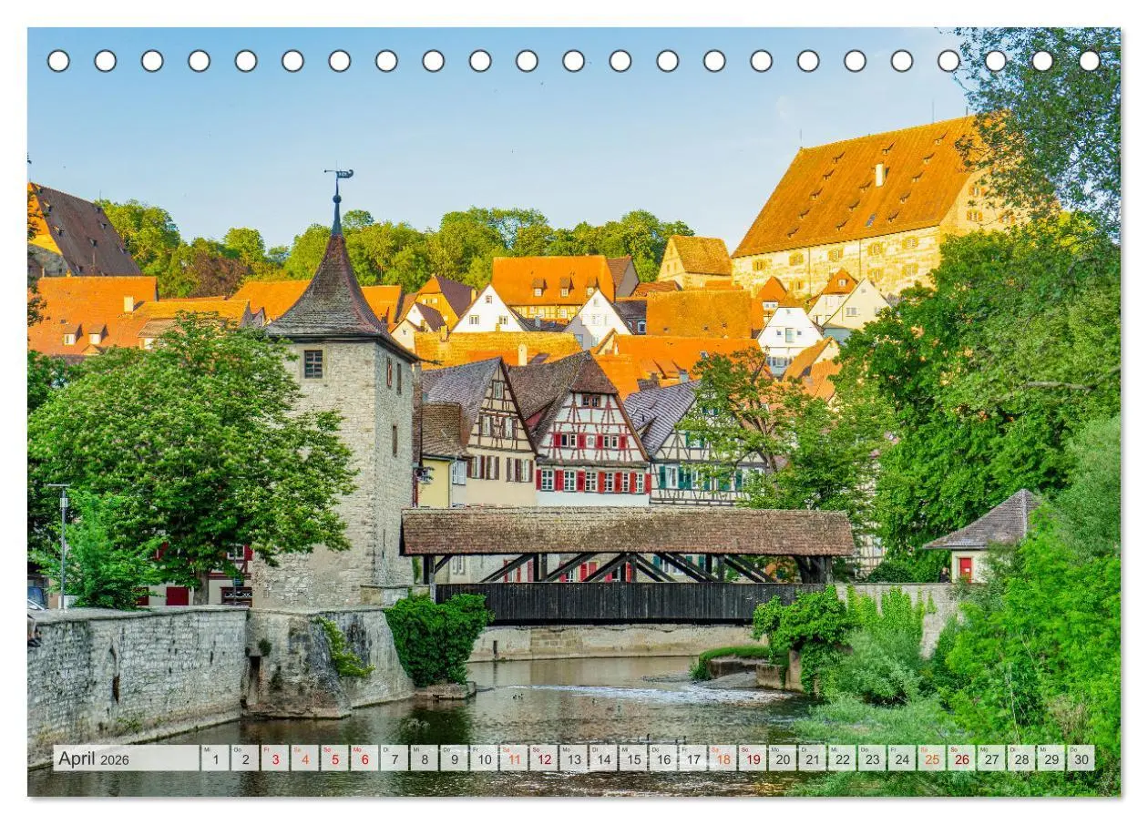 Bild: 9783457638347 | Schwäbisch Hall Impressionen (Tischkalender 2026 DIN A5 quer),...