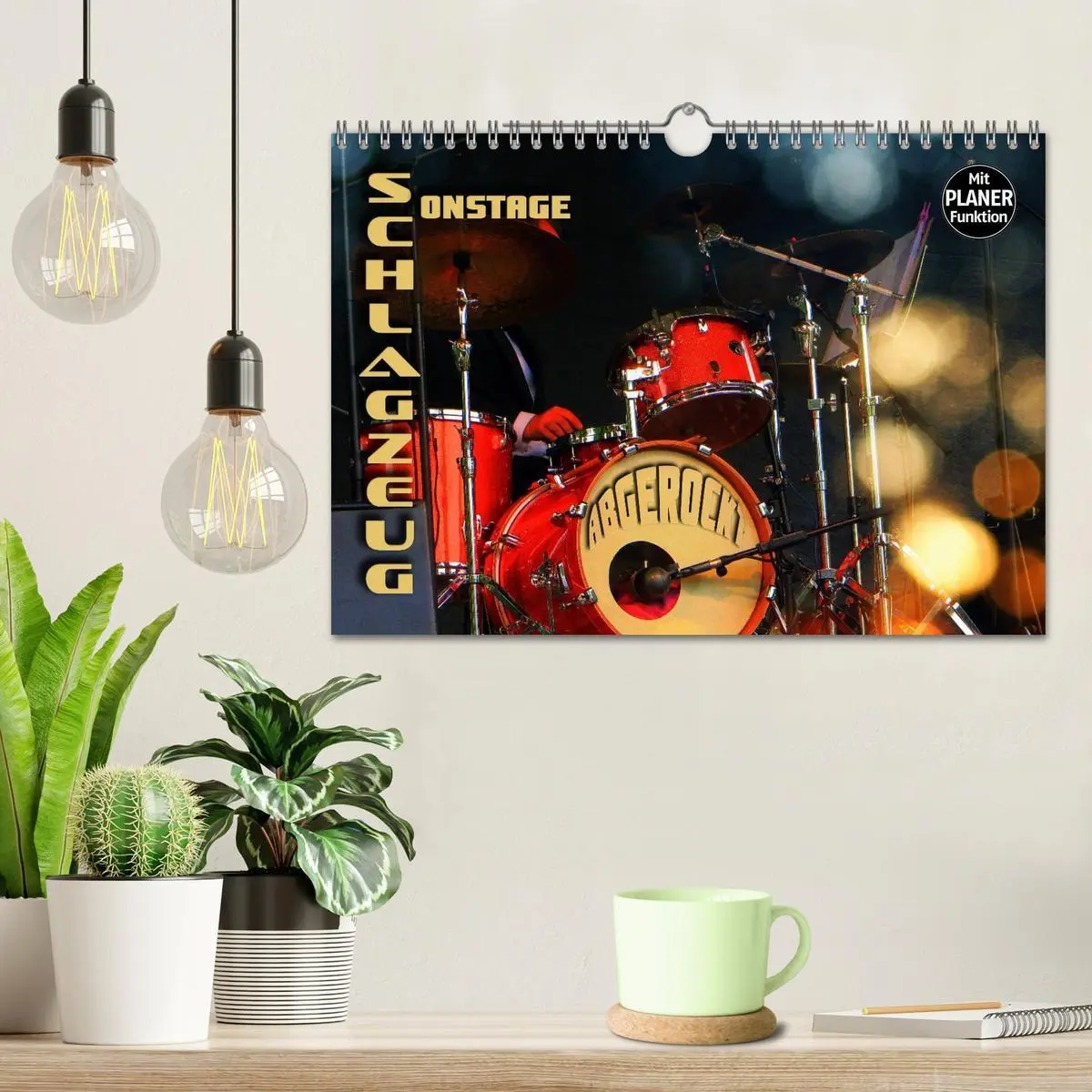 Bild: 9783457878347 | Schlagzeug onstage - "abgerockt" (Wandkalender 2026 DIN A4 quer),...