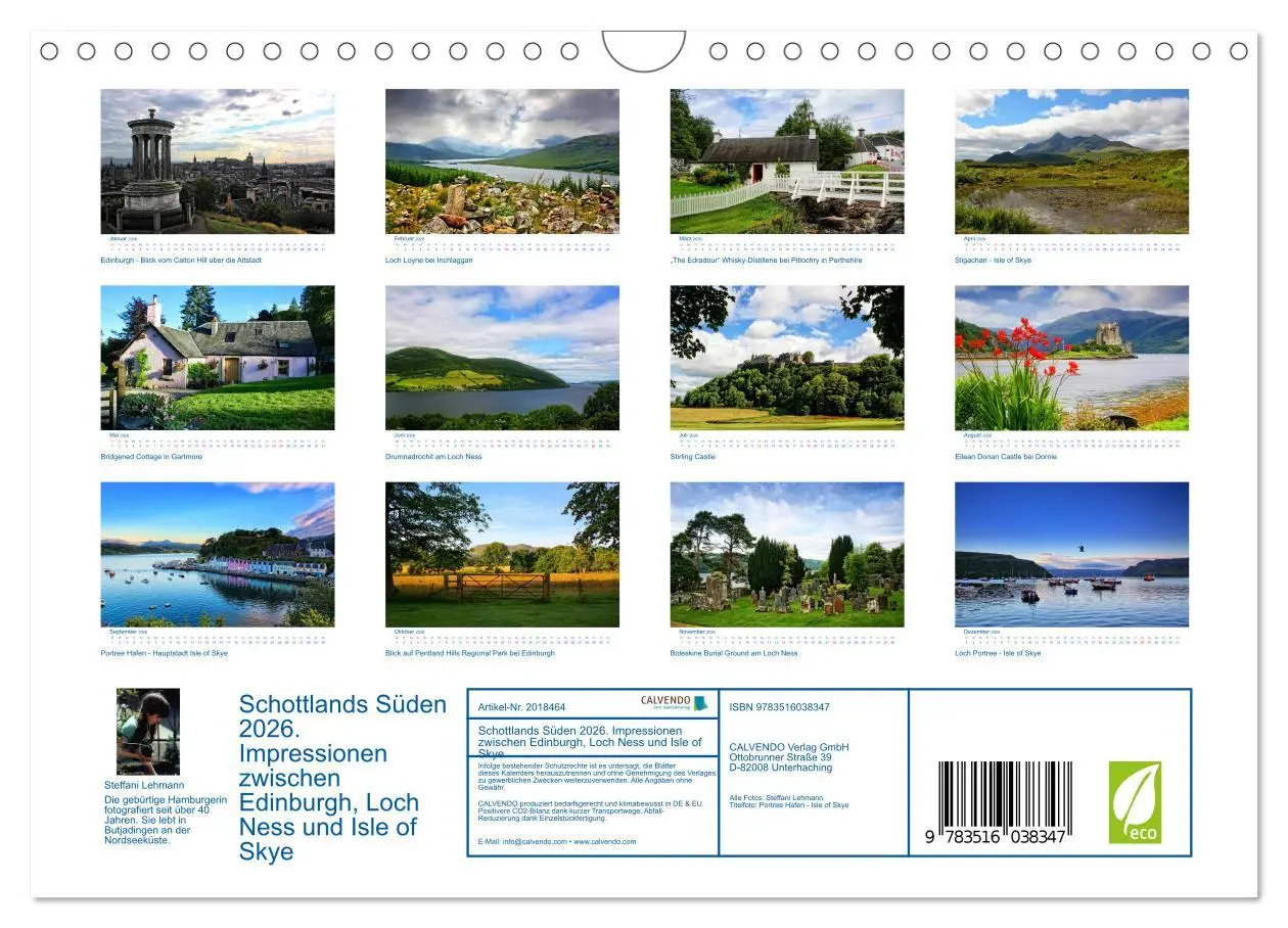 Bild: 9783516038347 | Schottlands Süden 2026. Impressionen zwischen Edinburgh, Loch Ness...