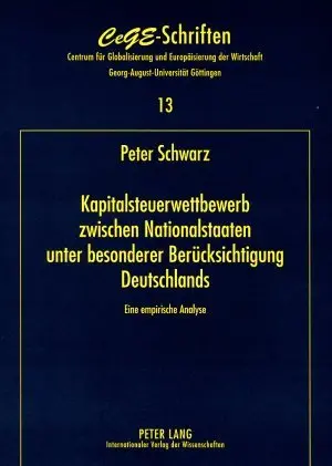 Cover: 9783631568347 | Kapitalsteuerwettbewerb zwischen Nationalstaaten - unter besonderer...