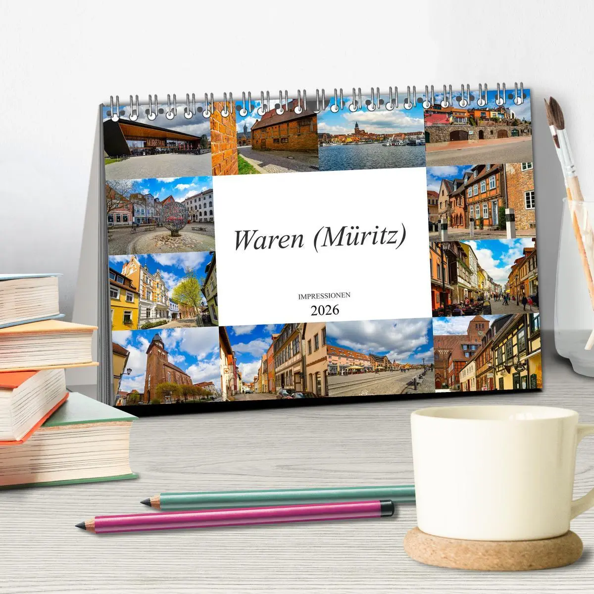 Bild: 9783457798447 | Waren Müritz Impressionen (Tischkalender 2026 DIN A5 quer),...