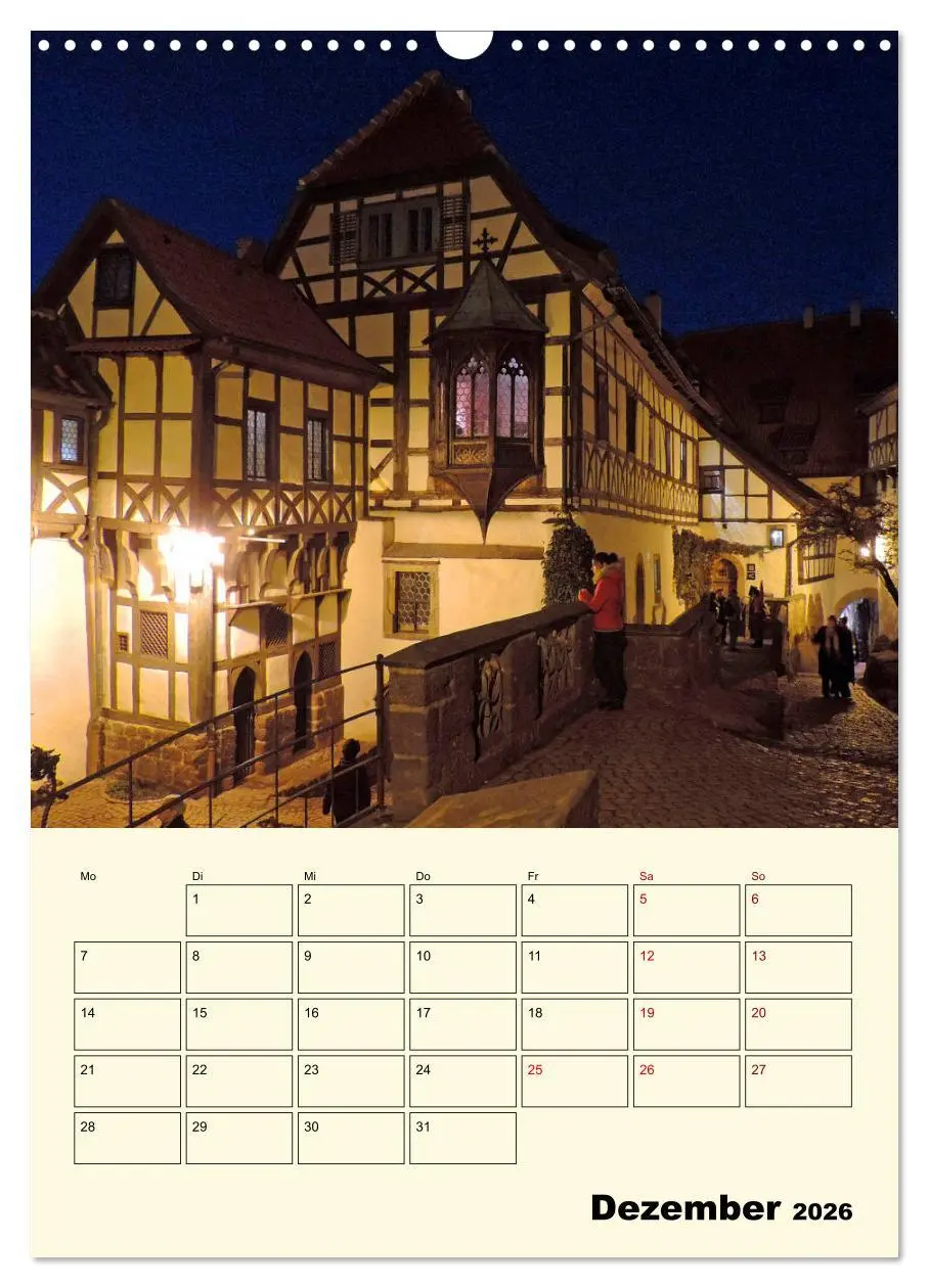 Bild: 9783516408447 | Die Wartburg - Weltkulturerbe in Thüringen (Wandkalender 2026 DIN...